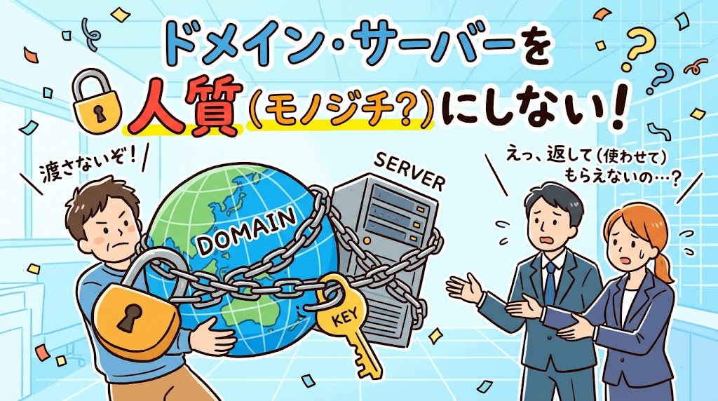 ドメイン・サーバーを人質（モノジチ？）にしないためのウェブ管理術